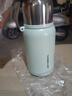 Jidaocook316不銹鋼保溫杯迷你水杯提繩便攜隨手杯男女生杯子茶水分離學(xué)生 【新品上市】?jì)?yōu)雅綠 500ml 【316食品級不銹鋼】 曬單實(shí)拍圖