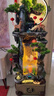 善水源魚(yú)缸客廳假山魚(yú)池瀑布風(fēng)水喬遷之喜搬家禮物落地流水擺件循環(huán)水幕 清輝皓月-小號【帶魚(yú)缸】 曬單實(shí)拍圖