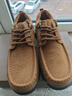 駱駝（CAMEL）男鞋子春夏季透氣牛皮休閑工裝鞋通勤高端軟底商務(wù)皮鞋男士 G13A307163 駝色 42 曬單實(shí)拍圖