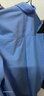 優(yōu)衣庫女裝全棉襯衫/長(cháng)袖襯衣休閑通勤外套26春夏新款482828 63 天藍色 M 曬單實(shí)拍圖