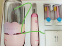 飛科（FLYCO）兒童電動(dòng)牙刷3檔模式智能計時(shí)聲波軟毛牙刷3-6-12歲學(xué)生兒童生日新年禮物便攜蛋殼刷FT7110公主粉 曬單實(shí)拍圖