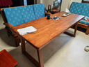 古韻乾去客廳化大長(cháng)書(shū)桌閱讀學(xué)習桌學(xué)生家用辦公桌純實(shí)木大板桌子工作臺 新西蘭松木單桌:200*80*75板厚5CM 曬單實(shí)拍圖