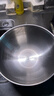 雙立人（ZWILLING）316食品級不銹鋼和面盆洗菜打蛋盆家用廚房涼拌沙拉料理盆直邊盆 316加深加厚24CM 1個(gè) 曬單實(shí)拍圖