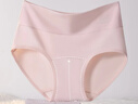 雅鹿4條裝高腰內褲女士純棉7A級抑菌加長(cháng)內襠大碼包臀三角短褲夏季 紫色+粉色+膚色+杏色 L 建議100-130斤 曬單實(shí)拍圖