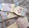 貓人兒童襪子【100%棉+可愛(ài)花邊】女童發(fā)育期秋冬寶寶休閑中筒襪子 曬單實(shí)拍圖