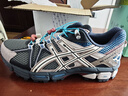 亞瑟士ASICS跑步鞋男鞋耐磨抓地越野運動(dòng)鞋透氣跑鞋 GEL-KAHANA 8 FL 灰色/棕色 42.5 曬單實(shí)拍圖