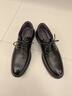 紅蜻蜓真皮男鞋春夏舒適商務(wù)休閑皮鞋高級正裝德比鞋婚鞋WTA7376黑色41 曬單實(shí)拍圖