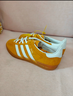 阿迪達斯（adidas）女 三葉草系列 GAZELLE INDOOR W 低幫休閑鞋 HQ8716 黃白  38 曬單實(shí)拍圖