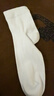 七匹狼襪子男秋冬純棉7A抗菌防臭親膚中筒吸汗透氣高雅白色商務(wù)休閑襪 曬單實(shí)拍圖