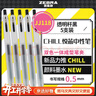 斑馬牌（ZEBRA）Chill悅芯筆 0.5mm簽字筆學(xué)生考試刷題專(zhuān)用筆高顏值學(xué)習辦公文具用品 JJ118 五色套裝 曬單實(shí)拍圖