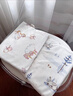 十月結晶嬰兒包單秋冬季新生兒嬰兒包被防驚跳純棉抱被產(chǎn)房用品 云端小兔【四季雙層】柔軟包邊 85*85cm 曬單實(shí)拍圖