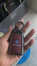 2026款大眾途岳鑰匙套19~26款途岳新銳300銳享版專(zhuān)用高檔車(chē)包扣男 B款【車(chē)標款】火山紅-皮繩掛扣 曬單實(shí)拍圖