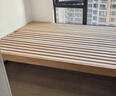 全友家居家具定做櫸木床實(shí)木床1.8雙人現代簡(jiǎn)約無(wú)床頭床架1.5同款 無(wú)床頭延邊款原木 900mm*1900mm 曬單實(shí)拍圖