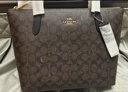 蔻馳（COACH）【品牌直供】女士FIONA24手提單肩托特包CBT18禮物 曬單實(shí)拍圖