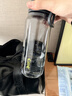 希樂(lè )（cille）塑料水杯大容量tritan夏季男女學(xué)生運動(dòng)健身便攜刻度茶水分離杯子 曬單實(shí)拍圖