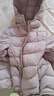 笛莎（DEESHA）童裝女童2025秋冬短款三防輕薄羽絨服外套 霧紫 150 曬單實(shí)拍圖