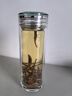 格亞（GEYA）純鈦抗菌玻璃杯雙層鈦杯男士高檔水杯玻璃茶杯商務(wù)辦公泡茶杯子 高檔禮盒400ml 曬單實(shí)拍圖