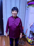 俞兆林（YUZHAOLIN）奶奶裝夏裝襯衫2025新款老年人喜慶媽媽婚宴禮婆婆衣服老太太套裝 酒紅 XL  【建議80-100斤】 曬單實拍圖