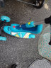 好孩子（gb）折叠滑板车3轮儿童溜溜车男女宝宝三轮滑滑车3-12岁 天蓝色SC3007-6506 实拍图