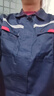 乾朗 乾朗 春秋防靜電工作服套裝男女長(cháng)袖厚款耐磨勞保服帶反光條電焊工服汽修工程服加油站電力局工裝可定制logo 藏藍色春秋套裝180 曬單實(shí)拍圖