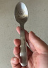 onlycook抗菌兒童輔食勺 食品級316不銹鋼勺子寶寶吃飯餐具湯匙小調羹小豬 曬單實(shí)拍圖
