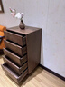 隱玨黑胡桃木五六斗柜實(shí)木儲物柜客廳家用抽屜柜臥室靠墻小戶(hù)型收納柜 【北美黑胡桃】0.61m五層六斗柜 曬單實(shí)拍圖