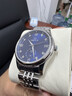 瑞士正品歐米茄男士手表全自動(dòng)機械表鋼帶防水時(shí)尚超薄男腕表專(zhuān)用 升級版/本色藍面 曬單實(shí)拍圖