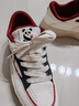 鴻星爾克電池熊貓lite6板鞋男春夏新款男鞋子厚底增高休閑鞋運動(dòng)鞋男 微晶白/波爾多紅/黑土地【抱喜熊】 41 曬單實(shí)拍圖