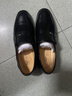 蜻蜓牌正品真皮男士商務(wù)正裝皮鞋內增高軟底耐磨休閑鞋中老年爸爸鞋 【平跟四季款】黑色 42 曬單實(shí)拍圖