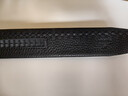 駱駝皮帶男士牛皮腰帶2025新款正品送爸爸自動(dòng)扣簡(jiǎn)約商務(wù)真皮褲帶 黑色-字母，515C523020 115cm 曬單實(shí)拍圖