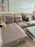 無(wú)印良品夏季2026新款高端輕奢涼感冰絲皮沙發(fā)蓋墊現代簡(jiǎn)約直排沙發(fā)涼席墊 冰絲知夏-灰色【涼而不冰好面料 耐磨防抓更耐用 】 70*180cm (大兩人位 ) 曬單實(shí)拍圖