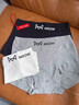貓人（MiiOW）平角內褲女純棉中腰大碼7A抗菌加長(cháng)襠提臀安全四角短褲頭2025新款 白+膚+灰 【7A抑菌】 3條 L 【建議重100-120斤】 曬單實(shí)拍圖