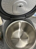 美的0涂層電飯煲5升大容量 316L不銹鋼內膽電飯鍋家用4-5-6-8-10人 柴火飯快速飯多功能一體煮粥鍋 【升級款頂置面板 12大功能菜單RE576S】 5L 曬單實(shí)拍圖