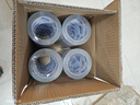 齊心（COMIX）透明膠帶高品質(zhì)高粘封箱打包膠帶 48mm*100y*45μm (24卷) 透明EP039-24 曬單實(shí)拍圖