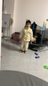 瑪米瑪卡（MOMOCO）男童馬甲冬季厚款棉服馬夾兒童外套韓版口袋馬甲 米白 120 曬單實(shí)拍圖
