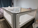 丸丫K3嬰兒床圍欄防摔床護欄床邊防掉檔板免打釘床圍欄三面1.8+2+2 曬單實(shí)拍圖