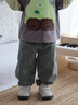 齊齊熊（ciciibear）[彎刀褲防褪色]齊齊熊寶寶褲子春款男童牛仔褲兒童休閑褲2026新款 淡灰綠 90 曬單實(shí)拍圖