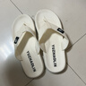 俞兆林（YUZHAOLIN）人字拖男女沙灘鞋涼拖鞋外穿夾趾拖 YE408 白色 44/45 曬單實(shí)拍圖
