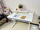 黑白調A2學(xué)習桌可升降書(shū)桌辦公學(xué)習桌子學(xué)生初中高中大白桌寫(xiě)字桌橡膠木 A2橡膠木【抽屜】+書(shū)架 120*70cm 曬單實(shí)拍圖