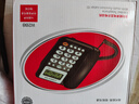 中諾W288電話(huà)機座機辦公家用有線(xiàn)固定電話(huà)免電池雙接口免提通話(huà)來(lái)電顯示 W288紅色 曬單實(shí)拍圖