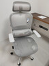 西昊B100Lite 人體工學(xué)椅辦公椅電腦椅子人工力學(xué)座椅久坐電競椅補貼 B100Lite云白 彈弓骶枕+分區承托 無(wú)腳托 曬單實(shí)拍圖