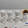 3D古風(fēng)四大美女公主香薰石膏娃娃diy涂色立體彩繪涂鴉中國風(fēng)玩具 兩套8個(gè)+24色染料+4支筆+2調色盤(pán) 曬單實(shí)拍圖