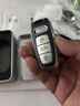 迪加倫皮紋 新奧迪A6L鑰匙套 奧迪a3 A7 Q7 Q8 汽車(chē)鑰匙包殼扣 改裝  曬單實(shí)拍圖