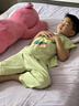 棉奇熊兒童睡衣26春夏男女孩100%棉家居服排汗套裝中大童抗菌寶寶空調服 MA31-呆呆鱷魚(yú)【抗菌100%棉 輕薄透氣】 110 曬單實(shí)拍圖