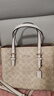 蔻馳（COACH）【品牌直供】女士MOLLIE25中號手提斜挎托特包CV965禮物 曬單實(shí)拍圖