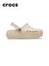 CROCS卡駱馳貝雅云彩女士洞洞鞋|208186 冬日白-11S 36/37(230mm) 曬單實(shí)拍圖