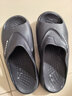 回力男款運動(dòng)拖鞋男士厚底防滑耐磨夏季外穿夏天戶(hù)外沙灘男式男鞋 黑色（柔軟回彈） 42-43 曬單實(shí)拍圖