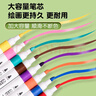 真彩（TRUECOLOR）24色大容量丙烯馬克筆單頭不透色可疊色學(xué)生美術(shù)專(zhuān)用兒童涂鴉手繪咕卡繪畫(huà)筆節日禮物604水彩筆 曬單實(shí)拍圖