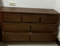 源氏木語(yǔ)全實(shí)木橡木五斗柜收納七斗柜臥室客廳家具電視柜簡(jiǎn)約抽屜儲物柜子 胡桃色七斗柜135*40*75.5cm 整裝 曬單實(shí)拍圖
