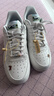 耐克（NIKE）NIKE女子空軍一號 AF 1 AIR FORCE 1 運動(dòng)鞋IQ1143-100白38 曬單實(shí)拍圖